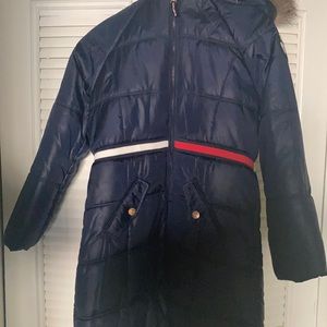 Tommy Hilfiger Girls Navy Blazer Coat